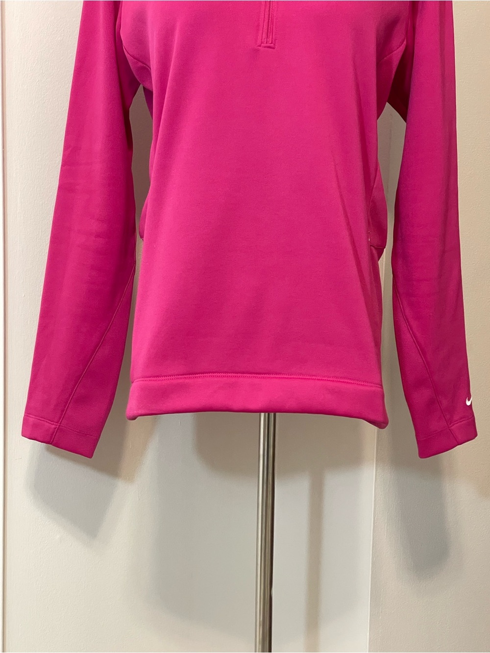 Nike Golf Tour Performance Women’s Therma-Fit Quarter-Zip Pink Pullover Size L - Picture 3 of 11